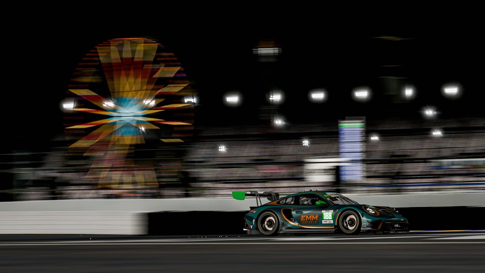 IMSA Esports night race at Daytona
